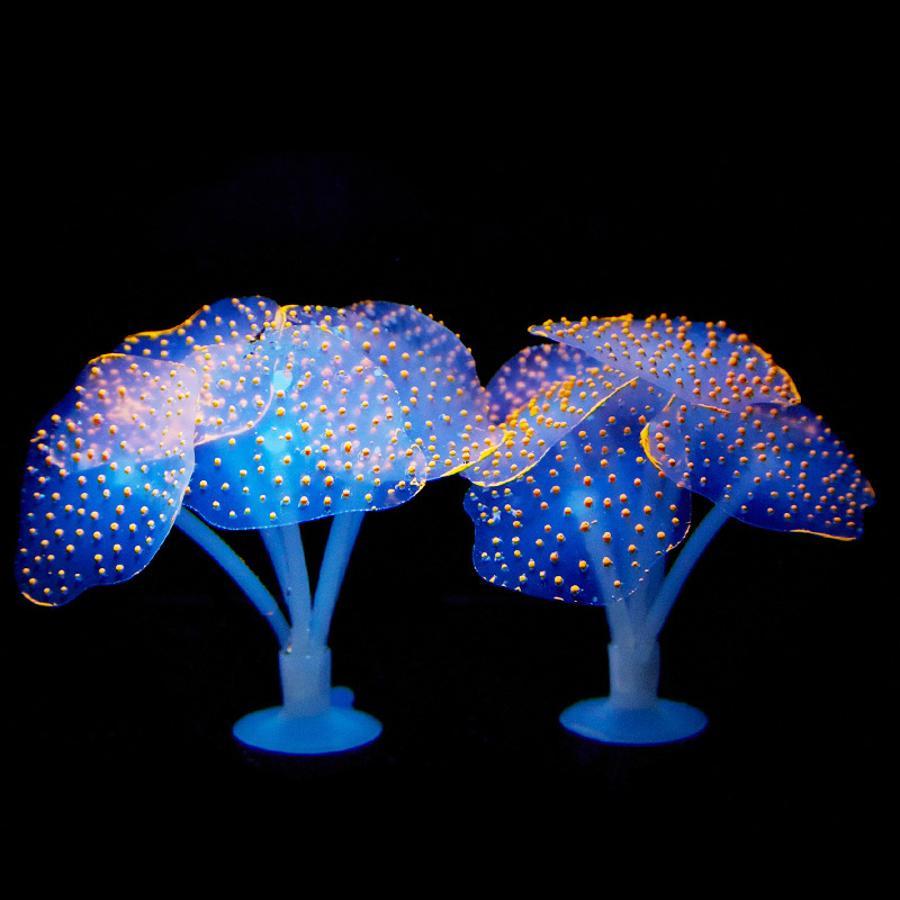 Aquarium Plant Substrate - カラフルな水槽用コーラルオーナメント。シリコン製の人工サンゴで、水槽の水景装飾や水中景観の装飾に最適。