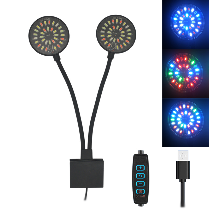 USB 水族館 LED ライト水槽クリップランプフルスペクト - Aquarium Plant Light のレビューと価格