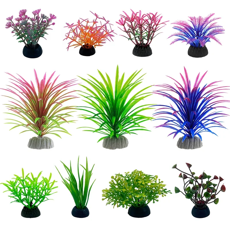 PVC 水族館装飾シミュレーション人工葉植物環境保護材料水族 - Live Plant Aquarium のレビューと価格