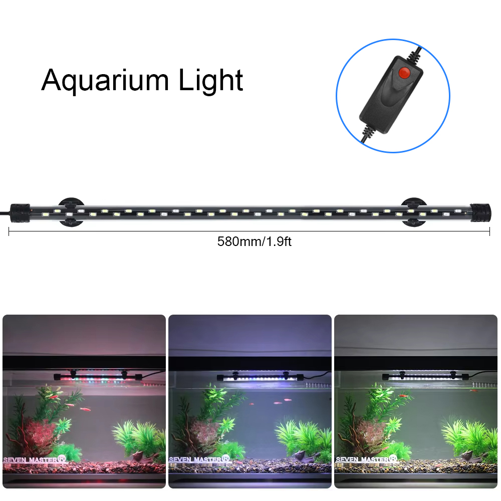 防水LED水族館植物成長ランプ,水槽ライト,水中水族館ライト - Aquarium Plant Light のレビューと価格