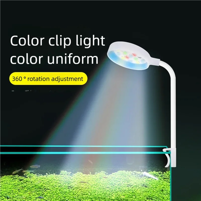 3W LEDクリップ式水槽ライト フルスペクトルUSB水槽ラ - Aquarium Plant Light のレビューと価格