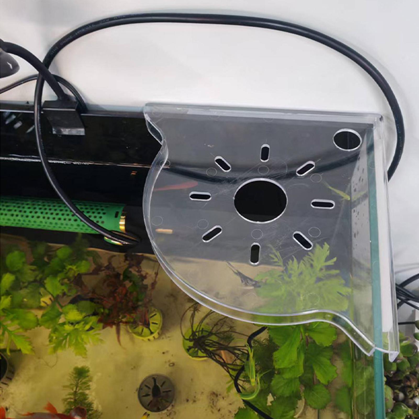 三角形の水槽用コーナー収納ラック、水槽用植物ホルダー、穴あけ - Aquarium Plants Live のレビューと価格