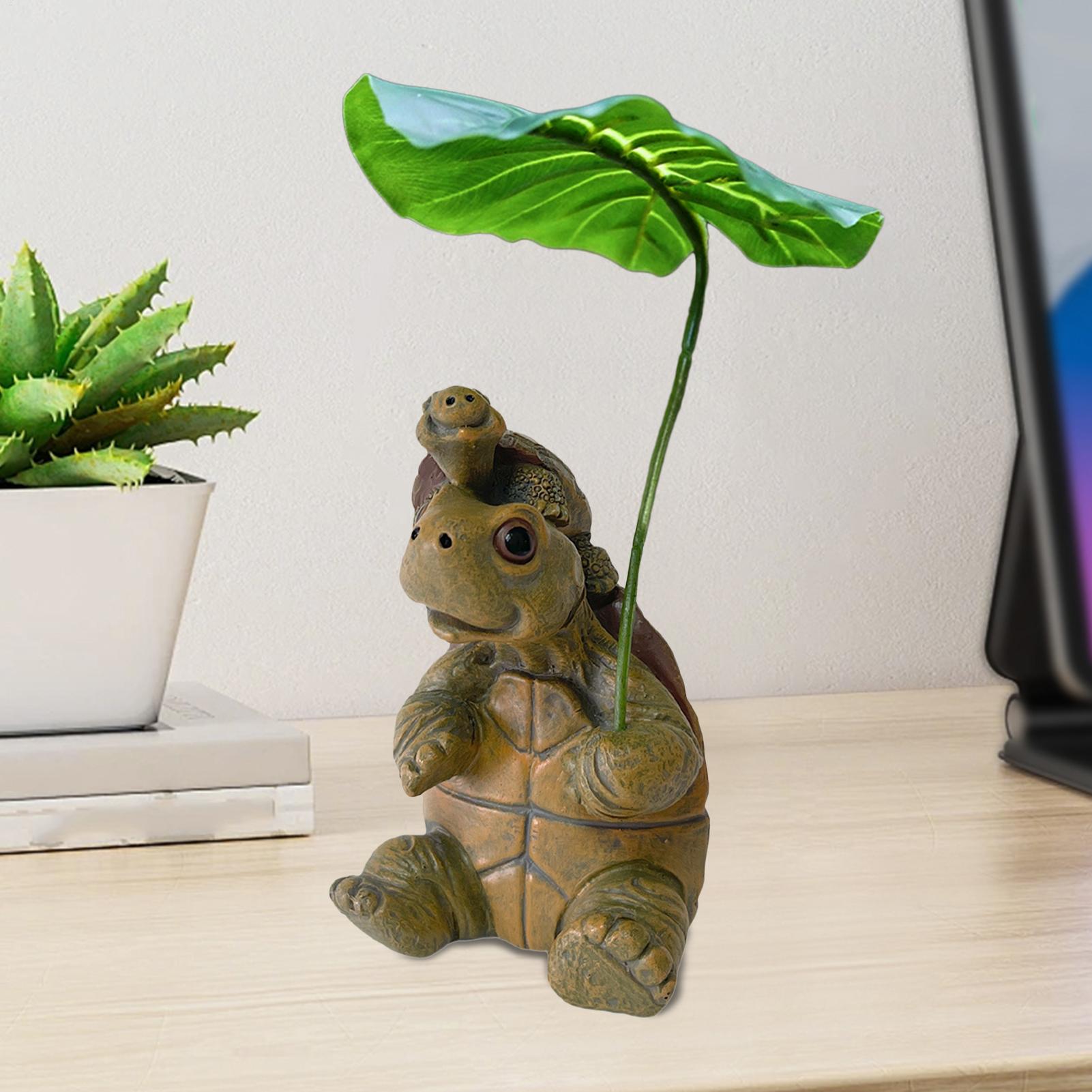 カメの置物水槽装飾海亀像樹脂製水槽動物カメプランターテラリウ - Plant Aquarium Pot のレビューと価格